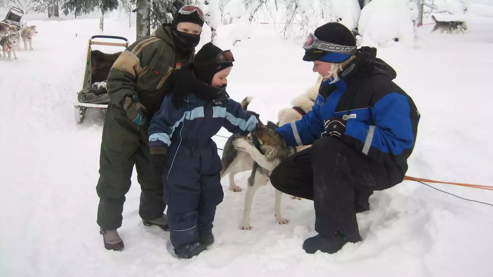 Prachtige lange huskytocht